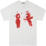 Aelfric Eden meeste graafilised T-s&auml;rgid Cupid's Love Arrow &uuml;lisuur T-s&auml;rk tr&uuml;kiga unisex T-s&auml;rk Y2K Causal Streetwear topid S valge