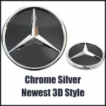 Mercedes Benz A-klassi W177 2019-2022 A180 A200 A220 jaoks Esiv&otilde;re Kroomitud T&auml;he Embleem
