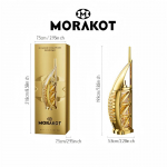 MORAKOT Kuldne Parf&uuml;&uuml;m, Burj Al Arabist inspireeritud purjekas Luksuslik l&otilde;hn meestele ja naistele, Sandlipuu, Mere noodid, P&uuml;siv, 75ml