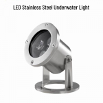 Roostevabast terasest veealune LED purskkaevulamp