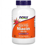 NOW Foods, Niatsiin, Punetusevastane, Kahekordse tugevusega, 500 mg, 180 taimset kapslit