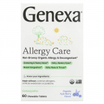 Genexa, Allergy Care, unisust mittetekitav orgaaniline allergia- ja ninakinnisusevastane vahend, orgaaniline acai mari, 60 n&auml;rimistabletti