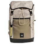 Adidas 30L T&otilde;mblukuga Sulgemisega Taaskasutatud Pol&uuml;ester Keskmine Seljakott Unisex Seljakott Miracle-Bauxite-Brown Light-Sesame-Gray White JD5853 Miracle Bauxite Brown & Light Sesame Taupe & White