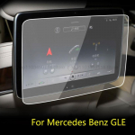 Tempered glass screen protective For Mercedes Benz GLE W167 GLS X167 - Car Rear Seat TV Touchscreen anti-scratch film 1pcs