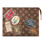 Louis Vuitton Pochette Toilette Lennurežiim Vintage Ikoon Kaetud L&otilde;uend Sidurikott Eriti Suur Meeste sidurikott Pruun M83487 Box(Basic Set+Box)
