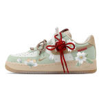 Nike Air Force 1 Spring Cherry Blossom Slip Resistant Abrasion Resistant Low top Skateboard Shoes Women's Light Green HV5990-172(Team683-) 36 white