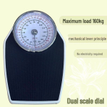 Koduhotelli mehaaniline metallkaal - patareivaba, universaalne meestele ja naistele, fitnessiks ja terviseks 42.5x28.5x8.5 gray