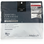 NMN 100 CERAMIDE Niisutav N&auml;gu 30 Lehte Ceramiidiga Niisutav Nahahooldus Valmistatud Jaapanis Pakikesed x Make.iN + Mask, Mask, (1 [30 1]) valge