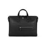 Montblanc Meisterst&uuml;ck Logo T&otilde;mblukuga Nahast Portfell Meeste kotid Must 130043 Basic Set (Bag+Dust Bag)