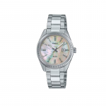 Casio 50M Veekindel Kvartsmehhanismiga Roostevabast Terasest K&auml;ekell P&auml;rlmuttertahvliga Unisex k&auml;ekellad LTP-1302DS-4AV Regular Watch Box,Mother-of-Pearl Color Watch Dial