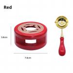 1 komplekti lakitihendusahi, lusikaga &otilde;&otilde;nestatud ringikujuline metalllehtpuit tembeldamiseks lakivaha sulatust&ouml;&ouml;riist