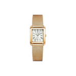 Citizen 50M Veekindel P&auml;ikesej&otilde;ul t&ouml;&ouml;tav Kvartsliikumisega K&auml;ekell 21,5 mm Valge sihverplaat Naiste kellad EW5593-81D Regular Watch Box,Gold Strap