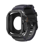 Silikoonrihm+TPU PC korpus Apple Watch Ultra 3 2 1 49mm jaoks iWatch Series 11 10 46mm rihm Iwatch 9 8 7 6 5 4 45mm 44mm jaoks 49mm-Ultra 3 2 1 black