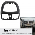Autofascia paneeli raamplaat Nissan Sentra Almera 2000-2006 taskualuse heliraadio armatuurkomplekti esikonsooli raam