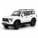 1/24 Lexus GX550 Maastur Sulamist Valatud M&auml;nguauto Mudel Heli ja Valgusega T&otilde;mmatav Laste M&auml;nguasi Kollektsioneeritav S&uuml;nnip&auml;evakingitus valge