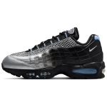 Palace x Nike Air Max 95 Big Bubble - Metallik-h&otilde;bedased unisex tossud Alumiinium-must IQ7708-095 40.5 gray