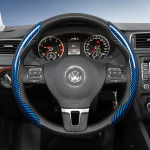 Sobib Volkswageni s&uuml;sinikkiust tekstuuriga roolikattele, millel on segmenteeritud kiirvabastusega disain, vastupidav, Tiguan Golf T-Roc Polo Passa jaoks