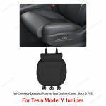 Tesla UUE Mudeli Y Juniper 2025 2026 jaoks Ventilatsiooniga Nahast Istmekate Padi Hingavus Mugav Istme Salongi Aksessuaar Black 1 PC