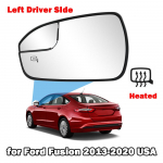 Auto k&uuml;ljepeegli korpuse raam Tahavaatepeegli hoidik Must Ford Fusion 2013 2014 2015 2016 2017 2018 2019 2020 USA versioonile