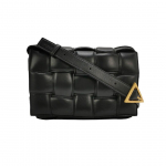 [Kasutatud] Bottega Veneta Padded Cassette kott 'Must/Kuldne' - Suurep&auml;rane #1E8OYMY ONE SIZE