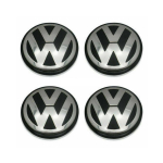 VW Auto Velje Keskkattekatteid 65mm 4 tk Golf Passat Polo jaoks