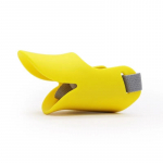 Dogf Bite Duck Suu kuju Koera suu kate silikoonist hammustusekindel lemmiklooma koon Hammustusvastane armas pestav pardnokka kate (Yellow,S) kollane