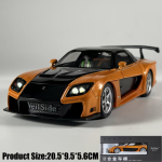 JDM 1:24 Mazda RX7 RX-7 FD3S VeilSide Fortune Laiendatud Keha Modifitseeritud S&otilde;iduk Sulamist Spordauto Mudel Valatud Metallist ja M&auml;nguasi Metallist S&otilde;iduk Kingitused