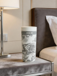Christian Dior Toile de Jouy Prindiga ReisiKohvitass 304 Roostevabast Terasest Isoleeritud Termos Kaasaskantav Lekkimiskindel VeeTass Kingitus Meestele Naistele valge
