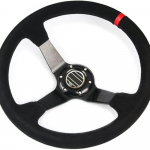 350MM Racing R345 Drift Suede Nahast Rooliratas Rally S&uuml;gava Kausiga Autospordi Rooliratas JDM Racing Sim M&auml;ngu Rooliratas R345 RD