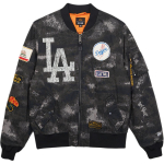 New Era X Alpha Industries Koost&ouml;&ouml; FW25 MLB Los Angeles Dodgers Ameerika Plaaster Tikitud Logo Vabaaja Kootud Pesapallijakk 60684563 L