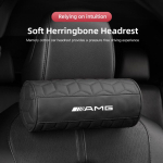 Auto Nahast Peatugi Istme Peatugi Kaelapadi Mercedes Benz AMG A B C E G CLA W211 W203 W204 C260 E300L A200L GLC300 BA3 jaoks gray