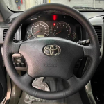 DIY Auto Roolikate Mikrokiudnahast Toyota Land Cruiser Prado 120 Tacoma 4Runner Hilux Highlander Autode Sisekujundus black