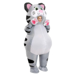 T&auml;ispuhutav Halloweeni Cosplay Kost&uuml;&uuml;m Kassidele ja Koertele Adult 150-190CM