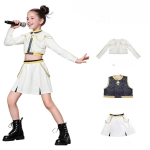 Zoey Rumi Mira Cosplay Kost&uuml;&uuml;m Naistele T&uuml;drukutele Halloweeni Karnevali T&auml;iskasvanud Lapsed Laste Peo Rollim&auml;ngu R&otilde;ivad 120 white