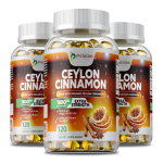 Tselloni kaneel 1800 mg Ekstra Tugevus 120 Vegankapslit - Antioks&uuml;dantne tugi, Igap&auml;evane heaolu 120*3