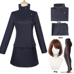 Anime Jujutsu Kaisen Ieiri Shōko Cosplay Kost&uuml;&uuml;m R&otilde;ivad Halloween Rollim&auml;ng Ieiri Shōko Kleit Keskkoolivormi Seelik XXXL black