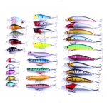 30 tk/partii HENGJIA segatud kalap&uuml;&uuml;gi landikomplekt plastikust popper/crankbait/Minnow biooniline vobleriga kalastustarbed
