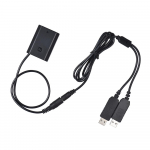 NP-FZ100 DC Coupler Dual USB Adapter Dummy aku Sony A7III A9 A7RIII A7SIII jaoks
