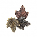 Vintage kolm lehte metallist pross pin sall kampsun kleit naiste kaunistus kingitus iludus