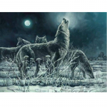 Tikandid K&auml;sit&ouml;&ouml; Teemant isetegemise maal Ristpistes King Of Wolf Tikand Euroopa kodukaunistus 20X30CM