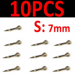 10 tk/kotti karpkalap&uuml;&uuml;gi s&ouml;&ouml;t Pop Up Boilie sisestus naastkonksu juukseseadme terminali tarviku suurus SML S