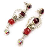 Les Tr&eacute;sors De Lily [C5248] &ndash; disainerk&otilde;rvar&otilde;ngad  Belle des Champs , punased punane