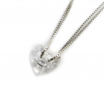 Les Tr&eacute;sors De Lily [N2942] - Collier Argent 'Love' blanc cristal h&otilde;be