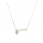 Les Tr&eacute;sors De Lily [N6966] - Collier Argent 'Identit&eacute;' papillons (rhodi&eacute;) h&otilde;be