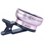 Telefoni mobiiltelefon universaalne lai 0,45X 12,5X nurga HD makroobjektiiv iPhone Androidile must