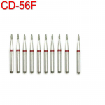 10 tk Dental Diamond Burs Drill Dia-burs CD-56F kiire k&auml;siinstrumendi Fine FG 1,6 mm hambaarsti t&ouml;&ouml;riistadele CD-56F