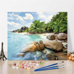 K&auml;sitsi maalitud digitaalne &otilde;limaal l&otilde;uend DIY maalimine numbrite j&auml;rgi Kodukaunistuse numbrid &otilde;limaal 40x50cm no frame