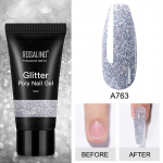 ROSALIND pol&uuml;k&uuml;&uuml;negeel k&uuml;&uuml;nte pikendamiseks s&otilde;rmek&uuml;&uuml;ne kunst manik&uuml;&uuml;r akr&uuml;&uuml;lgeellakiga h&uuml;briid 30ML pol&uuml; UV geellakk pikenduseks