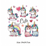 Maagilised &uuml;kssarviku plaastrid r&otilde;ivastele kuumapressitud teksap&uuml;ksid isetegemise aksessuaaride kleebis moetriibud triikimiskleebised 24x24.7cm