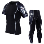 CANGHPGIN 2tk Fitnessir&otilde;ivad Meeste termopesu komplekt Retuusid Base Compression Spordi&uuml;likond S
